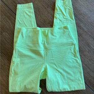 Lululemon Athletica Bright Lime Leggings